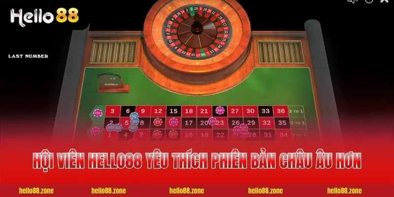 Roulette Châu Âu Và Châu Mỹ: Phiên Bản Nào Dễ Thắng? 4 Hội viên HELLO88 yêu thích phiên bản Châu Âu hơn